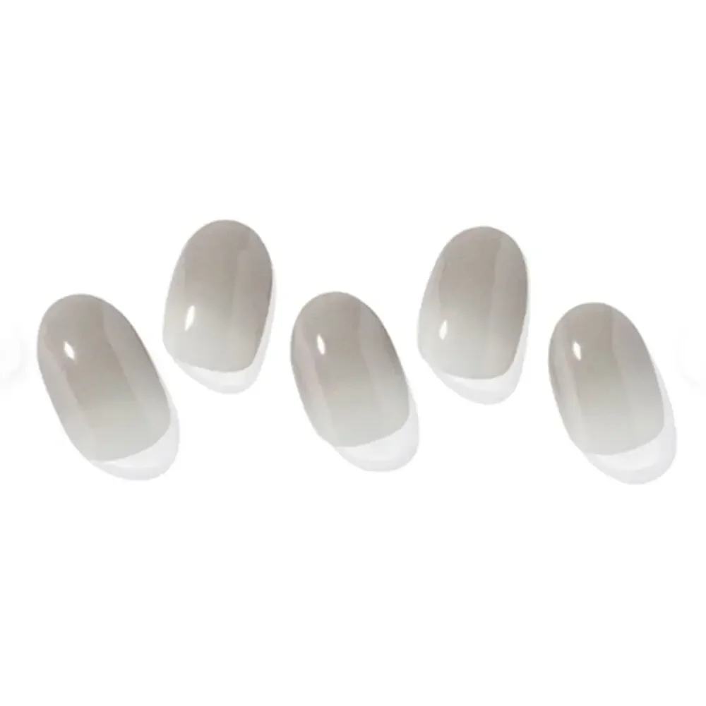 Ohora Semi Cured Gel Nail Strips N Be Grayish ND-063-J